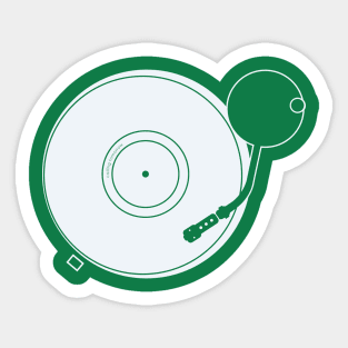 turntable - record store day Sticker